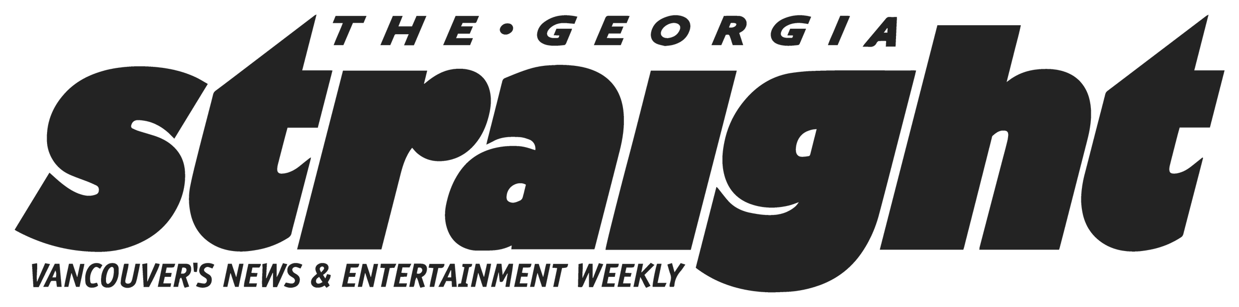 georgia straight logo tagline black